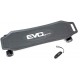 Longboard électrique EVO-LBC Evo Spirit vu de face avec sa télécommande