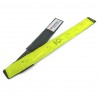 Brassard réflecteur jaune fluo à leds